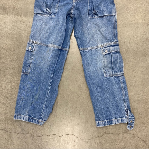 Free people we the free Cargo Jeans High rise Size 26 - Picture 3 of 8